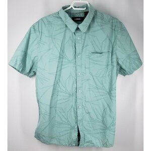 Tony Hawk Hawaiian Patterned Shirt Men's XL Button Up Tropical Camp Casual